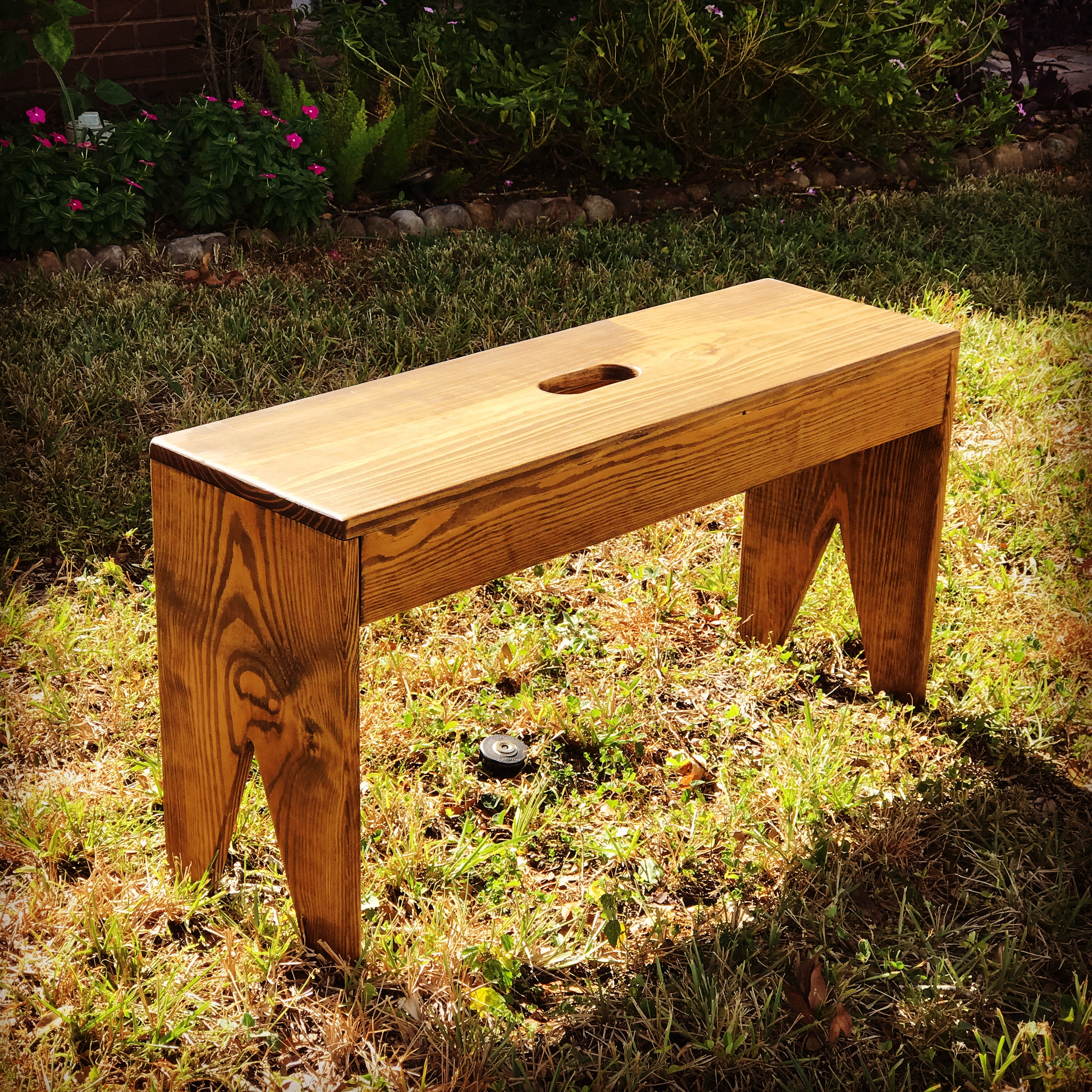 Collier Wood Shop 36" Handle Hole Bench